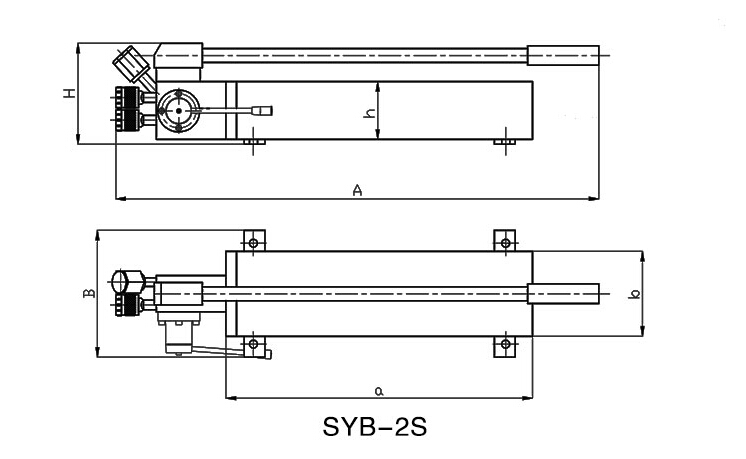 SYB-2S超高液壓手動泵